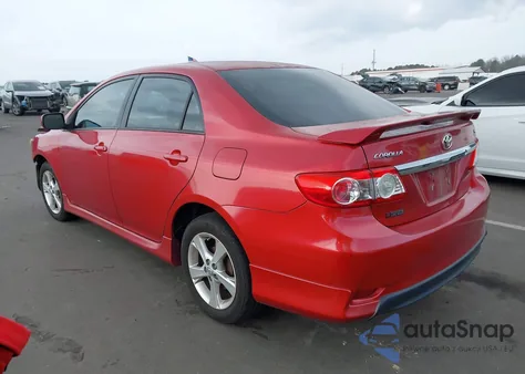 2011 Toyota Corolla S from USA, damaged, VIN 2T1BU4EE2BC711071